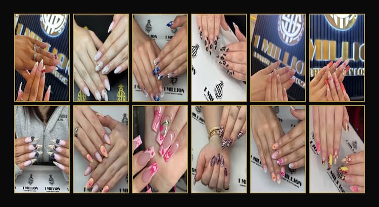 Dự Án Website 1 MILLION Nail Gorey - Beauty Salon Ireland