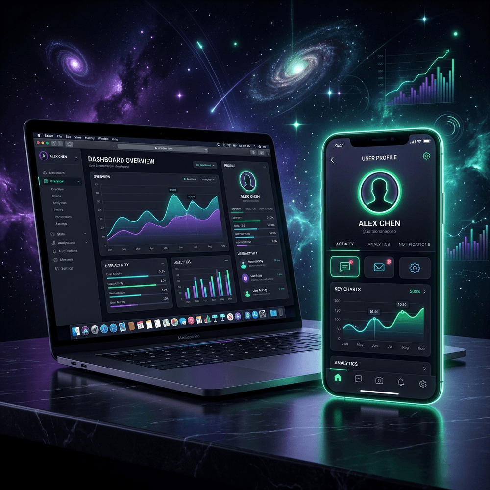 Xu hướng thiết kế giao diện Dark Mode (Giao diện tối) chuẩn UX/UI năm 2026