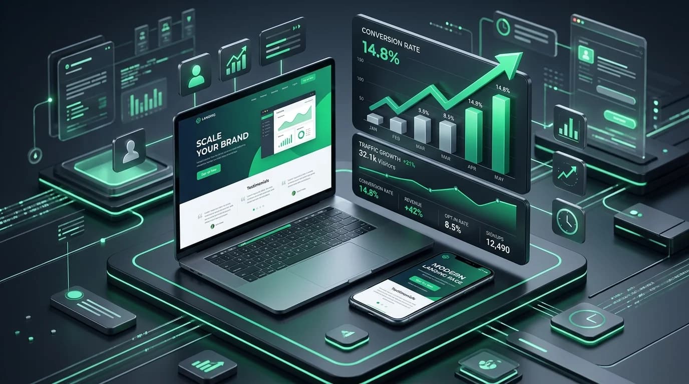 Thiết Kế Website Landing Page Chuẩn SEO Tăng X3 Chuyển Đổi 2026