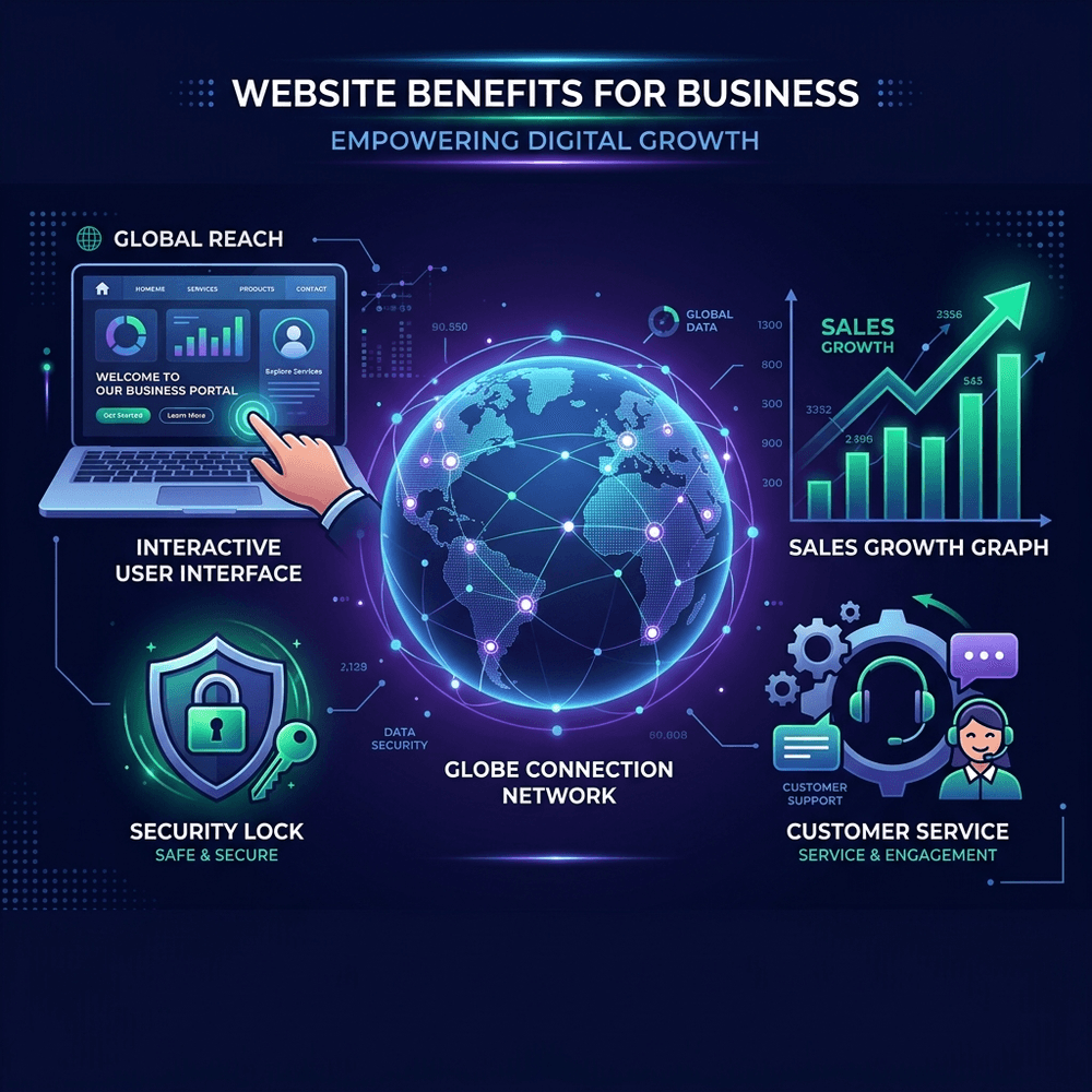 Công dụng của Website: Vũ khí số tối tân cho doanh nghiệp