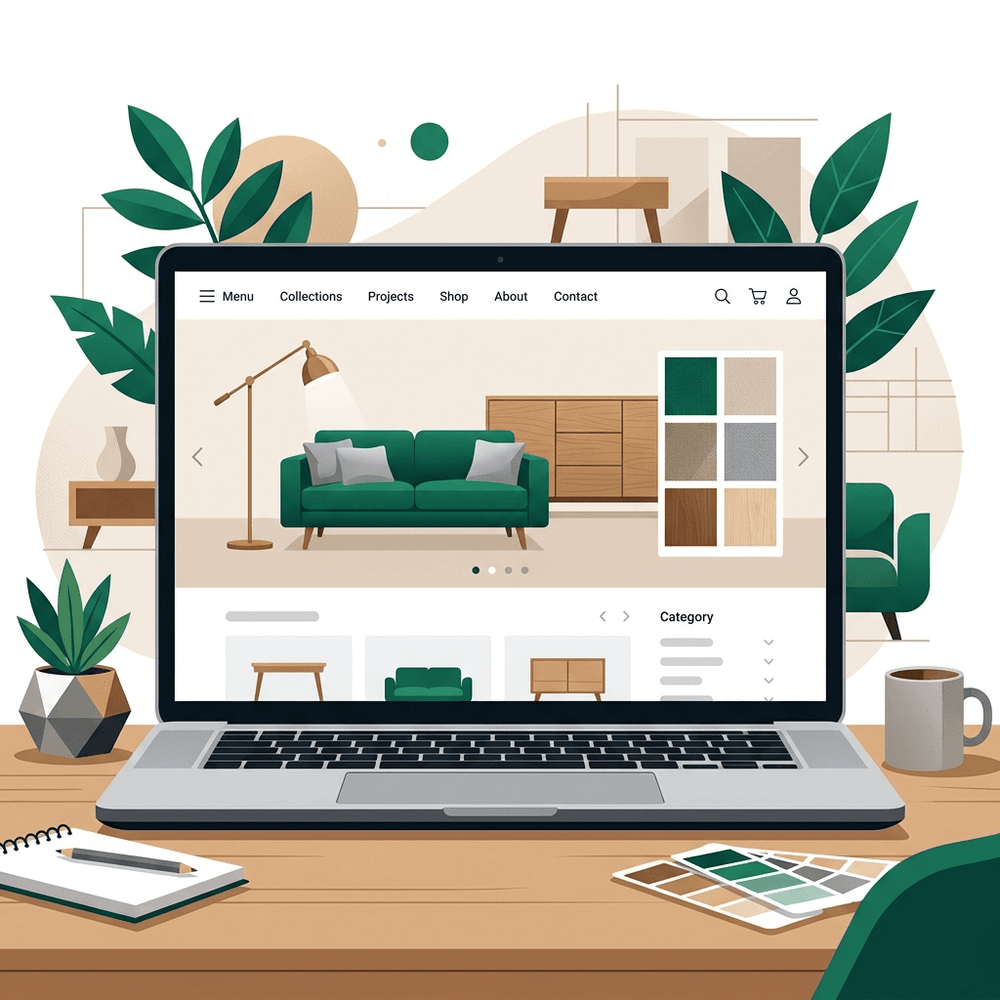 Thiết kế Website Nội Thất: Mẫu Web Sen Việt chuẩn sang 2026
