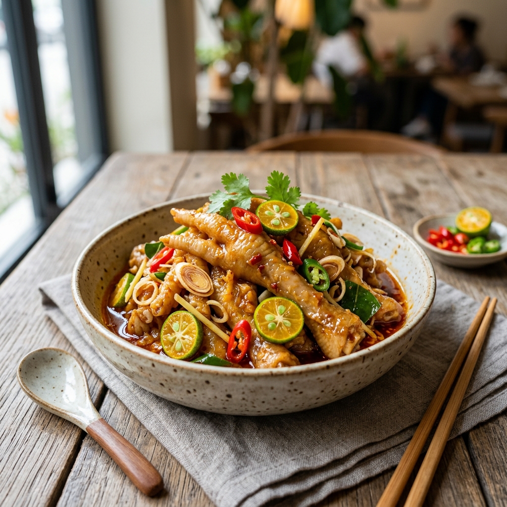 Chân gà rút xương Cô Ba