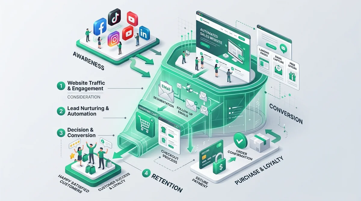 Mô hình kết hợp quảng cáo đa kênh và website bán hàng chuẩn SEO x3 doanh số bán lẻ