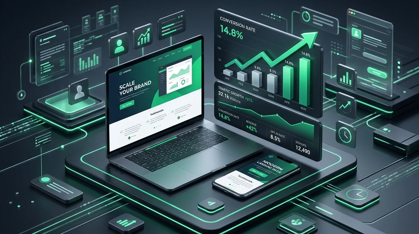 Thiết Kế Website Landing Page Chuẩn SEO Tăng X3 Chuyển Đổi 2026