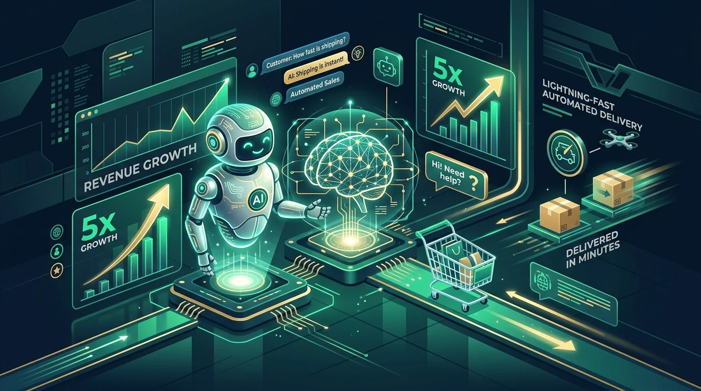Ứng dụng AI bán hàng tự động hóa kinh doanh online x5 doanh thu năm 2026