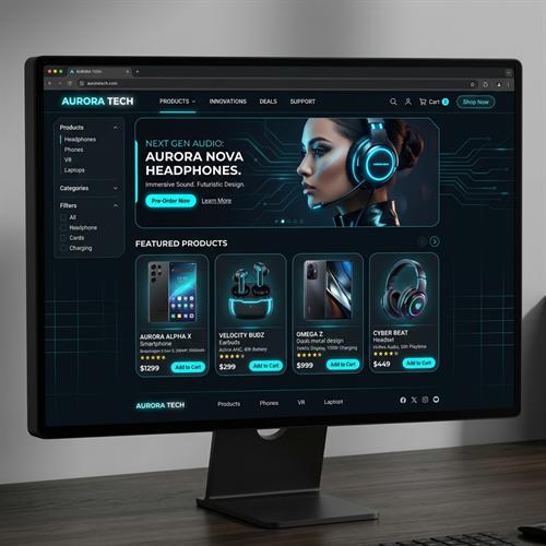 Mẫu Web Cửa Hàng Đồ Công Nghệ SmartTech